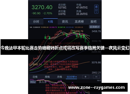 今晚法甲本轮比赛走势暗藏转折点或将改写赛季格局关键一夜风云变幻 今晚法甲本轮比赛走势暗藏转折点或将改写赛季格局关键一夜风云变幻
